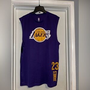 Los Angeles lakers labron sleeveless shirt L
